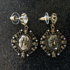 Spider Skull Betsey Johnson Earrings